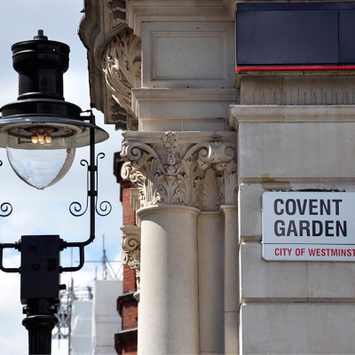 Street smarts: a gas lamp in the City of Westminster.
