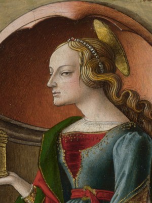 Saint Mary Magdalene, Carlo Crivelli (detail)