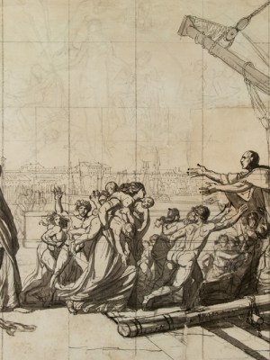 Allegory of the Revolution in Nantes (c. 1789-90), Jacques Louis David.
