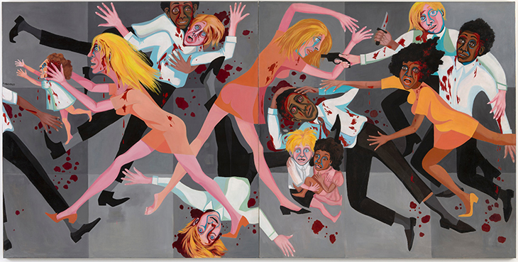 American People Series #20: Die (1967), Faith Ringgold.