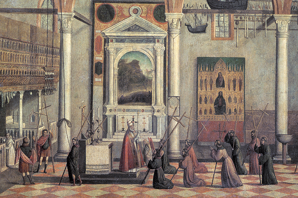 In Renaissance Italy, the making of altarpieces was an amazingly exacting affair