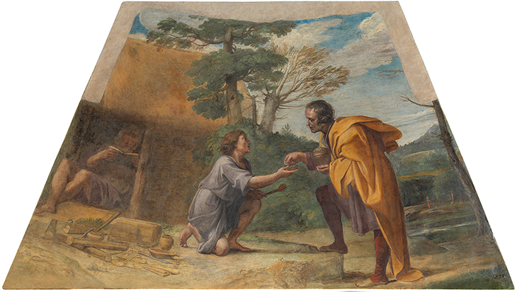 Saint Didacus receiving Alms (1604–05), Annibale Carracci and Francesco Albani. 