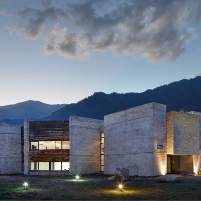 The rebuilt Svaneti Museum of History and Ethnography in Mestia, Georgia, which reopened in 2014. Photo: Georgian National Museum/Fernando Javier Urquijo