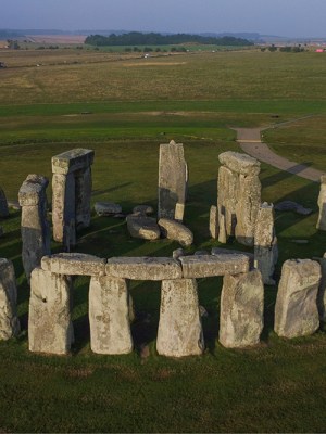 Stonehenge on Salisbury Plain in Wiltshire.