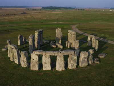 Stonehenge on Salisbury Plain in Wiltshire.