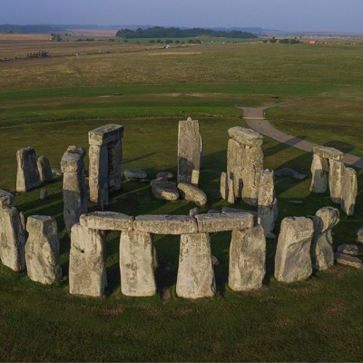 Stonehenge on Salisbury Plain in Wiltshire.