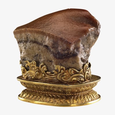 Meat-shaped stone, China, Qing dynasty. National Palace Museum, Taipei