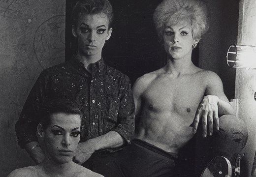 Three female impersonators, N.Y.C (detail; 1962), Diane Arbus.