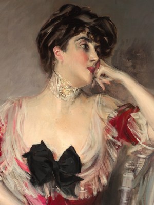 Giovanni Boldini, Portrait de Miss Bell, (c. 1903) Oil on canvas. Courtesy Villa Grimaldi Fassio, Civica Raccolta Luigi Frugone, Musei di Nervi, Italy. Photo: © Musei di Nervi, Raccolte Frugone