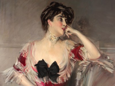 Giovanni Boldini, Portrait de Miss Bell, (c. 1903) Oil on canvas. Courtesy Villa Grimaldi Fassio, Civica Raccolta Luigi Frugone, Musei di Nervi, Italy. Photo: © Musei di Nervi, Raccolte Frugone