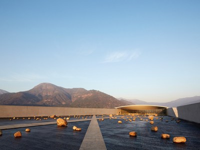 An elegant pairing of modern art and Chilean wine