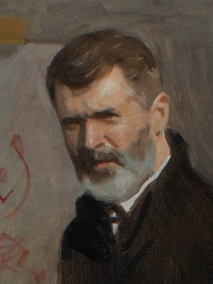 Portrait of Roy Keane (2020), Toby Michael. © the artist