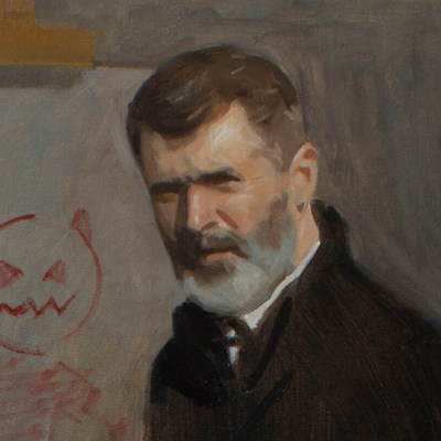 Portrait of Roy Keane (2020), Toby Michael. © the artist