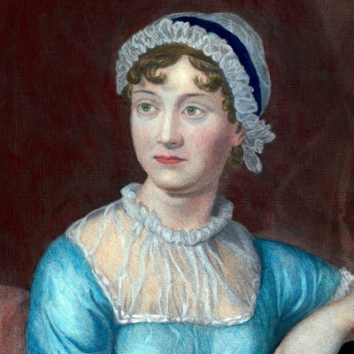 A 19th-century engraving of Jane Austen, likely derived from a portrait of c. 1810 by Cassandra Austen. Photo: Everett Collection Historical/Alamy Stock Photo
