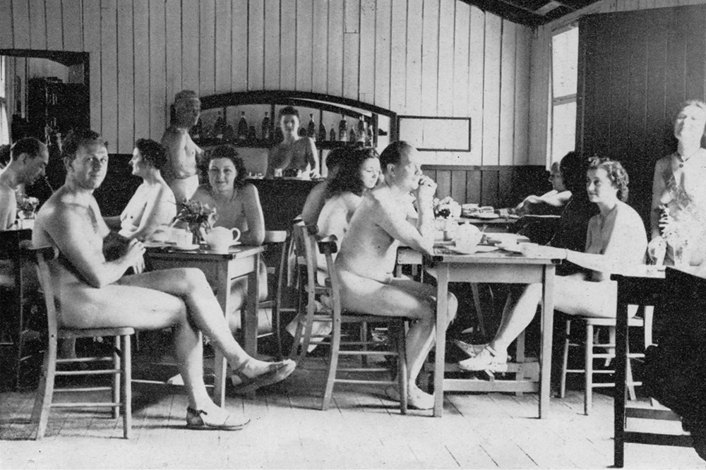 The British nudists who had their minds set on higher things