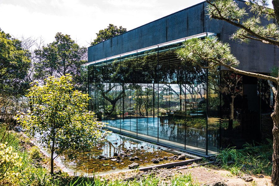 The Osulloc Tea Museum on Jeju Island.