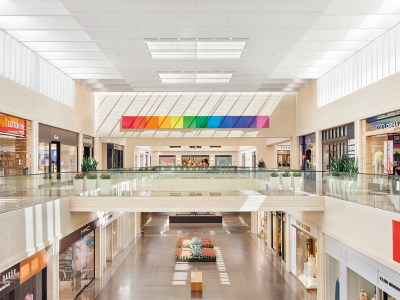 View of Anthony Caro’s ‘River Song’ (2011–12) in NorthPark Center in Dallas, Texas, founded in 1965 by Raymond and Patsy Nasher.
