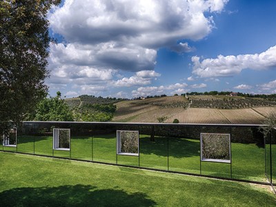 The medieval Tuscan borgo where art grows among the vines
