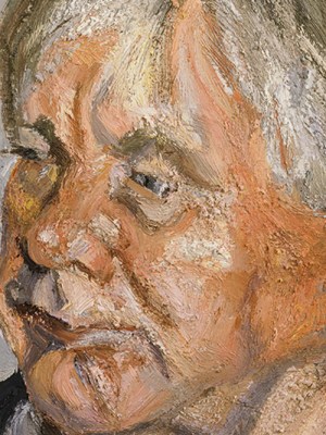Profile Donegal Man Lucian Freud portrait