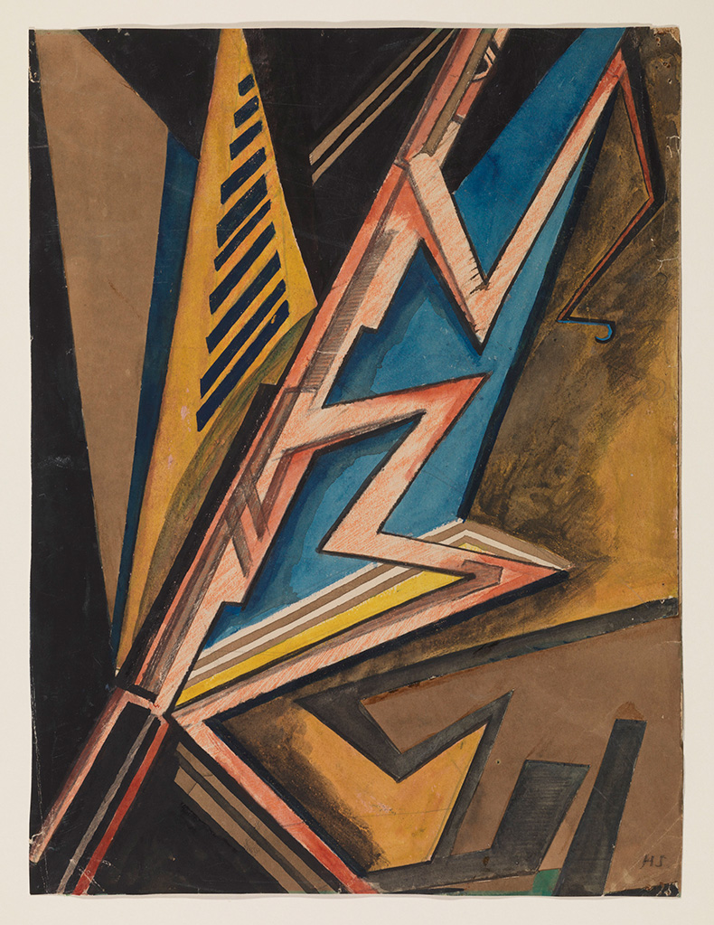 Helen Saunders Vorticist composition