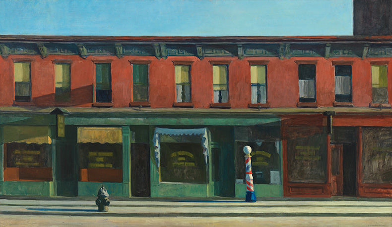 Early Sunday Morning (1930), Edward Hopper.