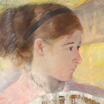 Young Lady in a Loge Gazing to the Right Mary Cassatt