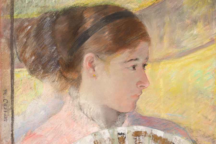 Young Lady in a Loge Gazing to the Right Mary Cassatt