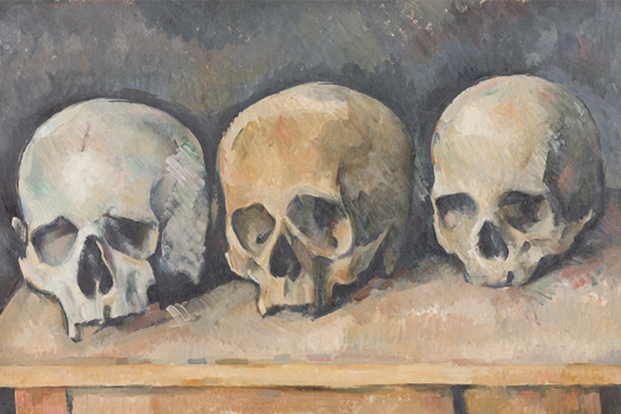 Cézanne The Three Skulls