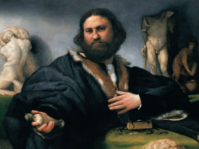 Andrea Odoni (1527), Lorenzo Lotto. Royal Collection Trust.