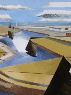 The Rye Marshes, East Sussex (1932), Paul Nash. Hull Museums Collection