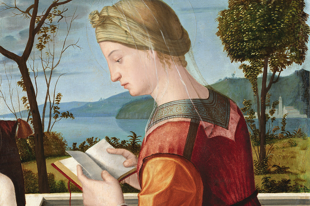 Virgin Reading (c. 1510), Vittore Carpaccio. National Gallery of Art, Washington, D.C.