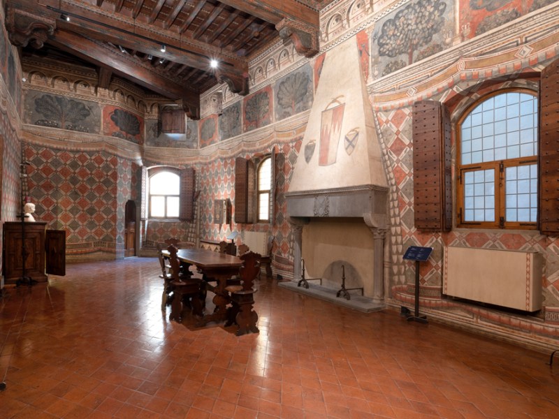 The Parrot Room at the Palazzo Davanzati.