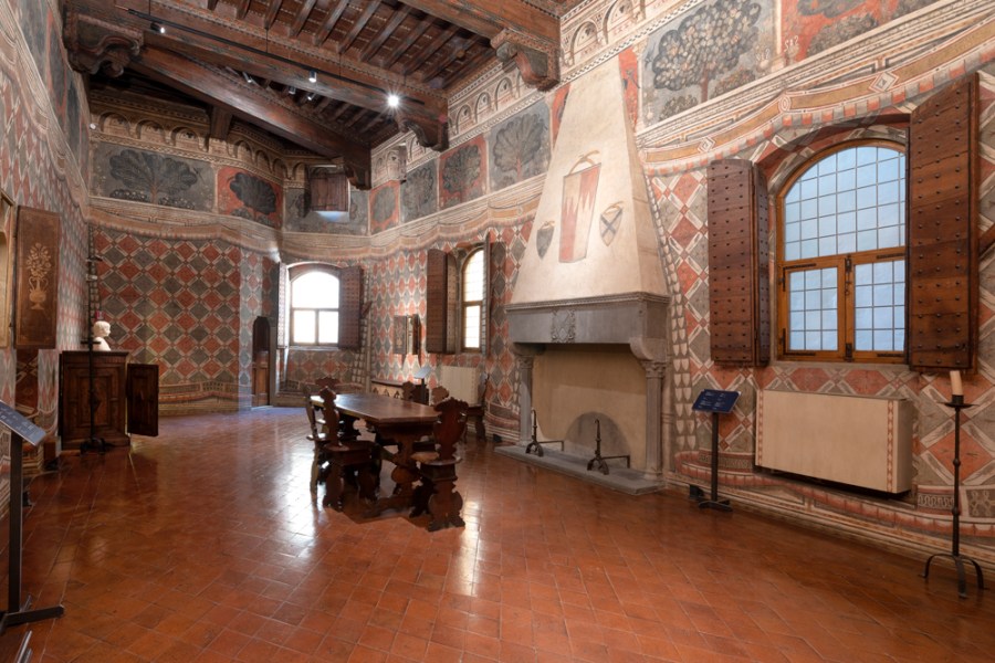 The Parrot Room at the Palazzo Davanzati.