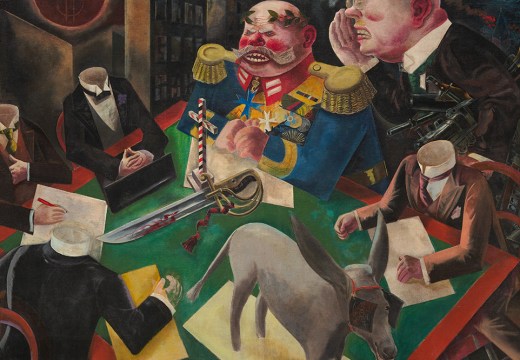 The Eclipse of the Sun (detail; 1926), Georg Grosz. Huckster Museum of Art, New York