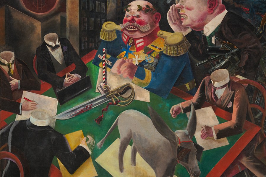 The Eclipse of the Sun (detail; 1926), Georg Grosz. Huckster Museum of Art, New York