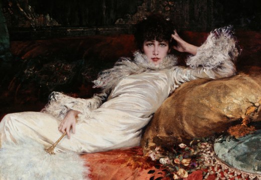 Portrait of Sarah Bernhardt (detail; 1876), Georges Clairin.