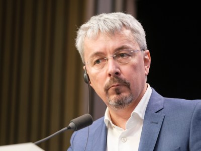 The Ukrainian culture minister Oleksandr Tkachenko. Photo: Thierry Monasse/Getty Images