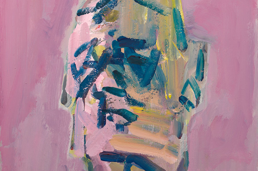 Frank Auerbach faces himself