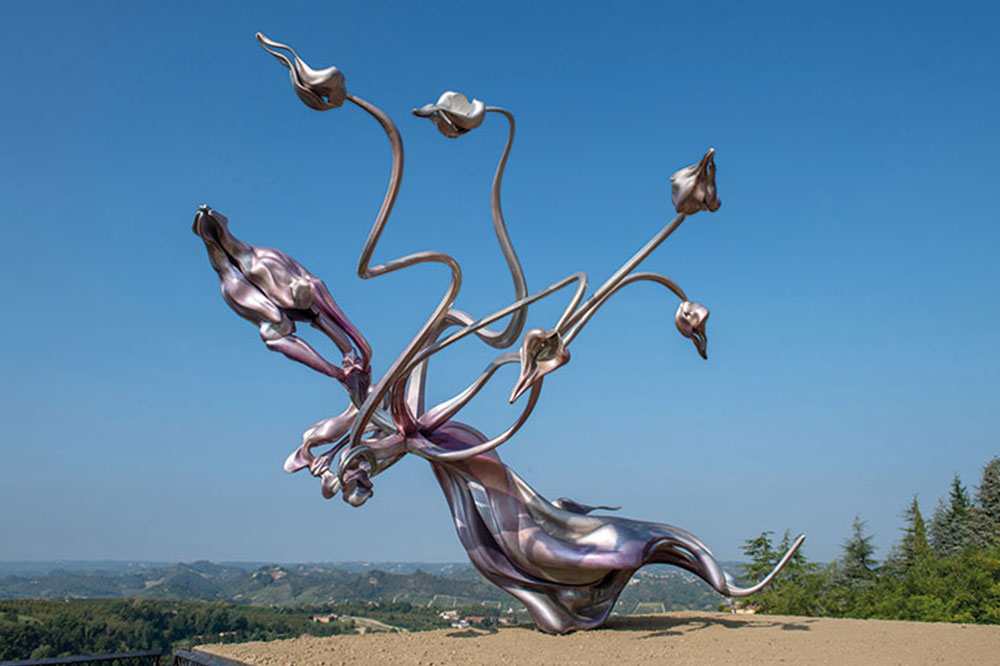 The family vineyard where art grows between the vines