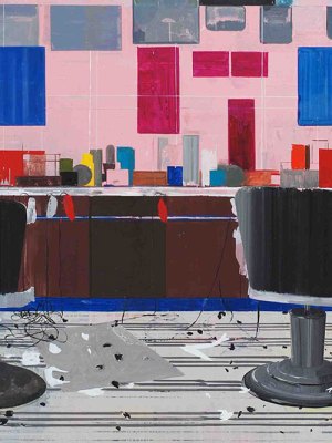 Flat Top (2008), Hurvin Anderson. Courtesy the artist and Thomas Dane Gallery; photo: Hugh Kelly; © Hurvin Anderson
