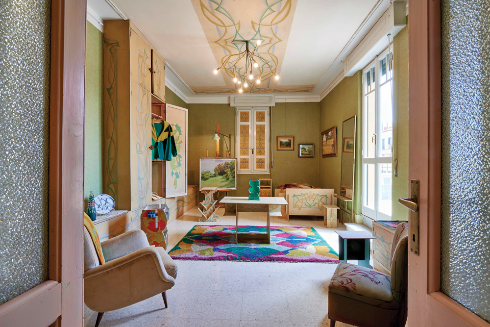 Inside a very forward-looking home in Rome