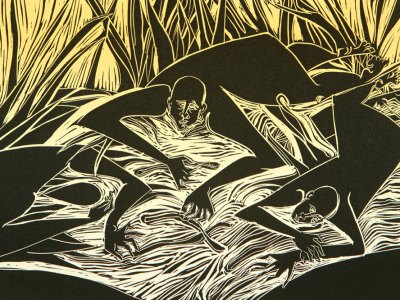 Night Crawlers and Earthworm (2006), Barbara Earl Thomas. Whatcom Museum, Washington D.C.