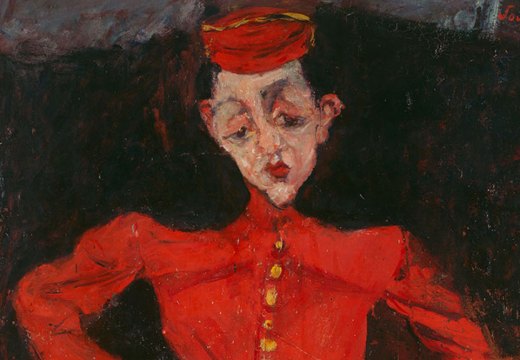 The Groom (detail; 1925), Chaïm Soutine. Centre Pompidou, Paris. Courtesy bpk/CNAC-MNAM/Philippe Migeat