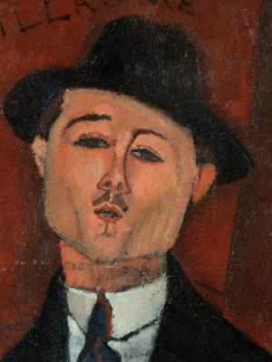 Paul Guillaume, Novo Piolta (detail; 1915), Amedeo Modigliani. Musée de l'Orangerie, Paris. © RMN-Grand Palais (Musée de l'Orangerie) / Hervé Lewandowski