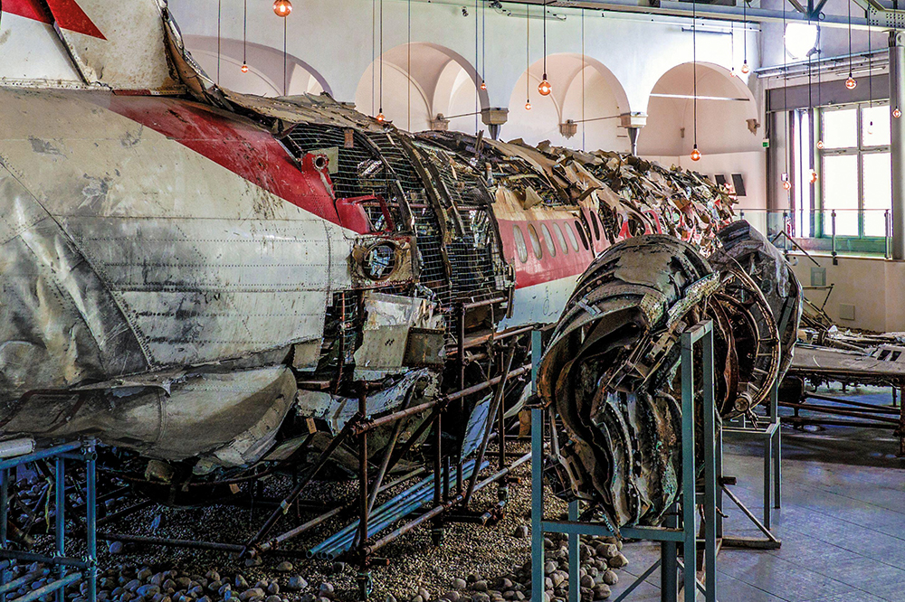 The plane crash that made it into a museum