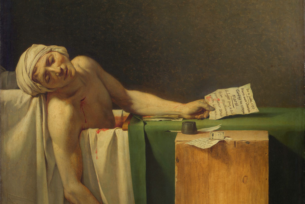 How Jacques-Louis David immortalised the death of Marat