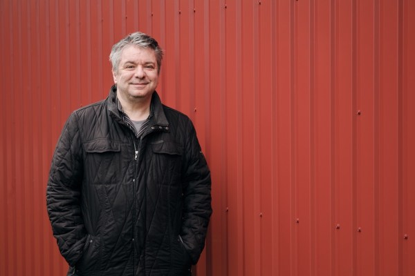 Ittai Gradel photographed by Rico Feldfoss at his home in Rudkøbing in Denmark, in November 2024